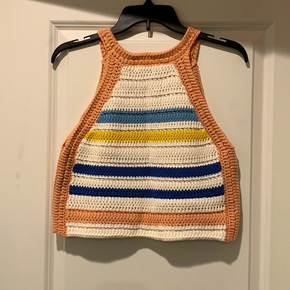 NWT BCBGeneration crochet knit top, womens size small - Picture 5 of 7